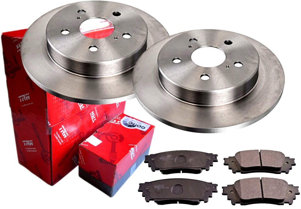 фото №1, Тормозные диски + тормозные колодки задняя toyota c-hr rav4 v camry