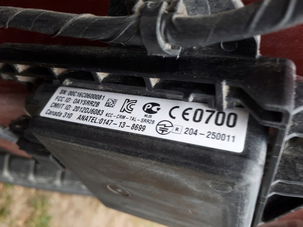 фото №5, Nissan murano z52 15- радар датчик поперечина движения правый задняя 284k0-5aa2f