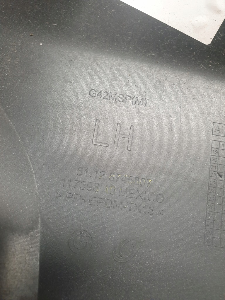 фото №13, Bmw 2 g42 уголок бампера левый задняя 8745807 msp