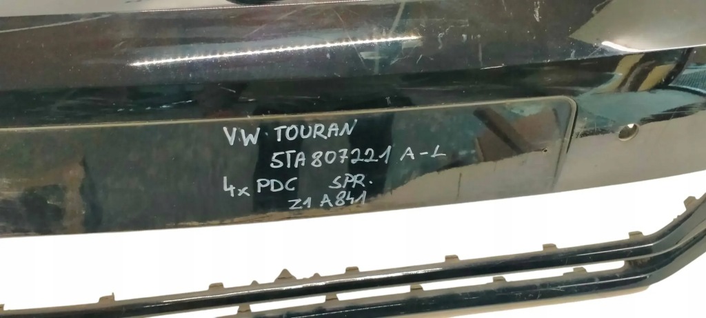 5ta807221 vw touran 2 2 5ta 2015- бампер передний передок  a-l 4xpdc Недорого
