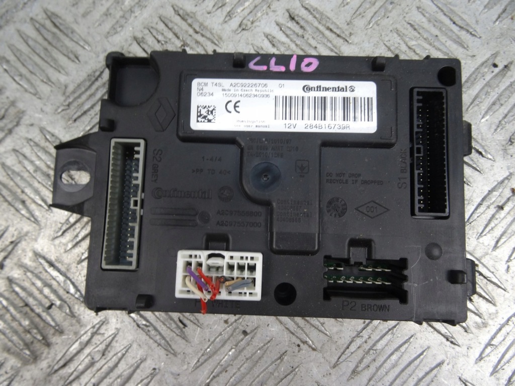 фото №2, Модуль коробка bcm 284b16739r renault clio iv