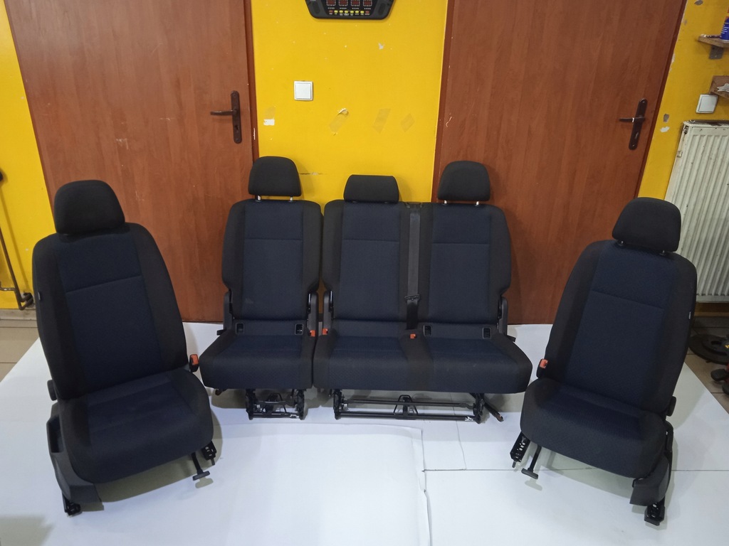 фото №1, Vw caddy iv 15-19 сиденье сиденья салон 5-легковые