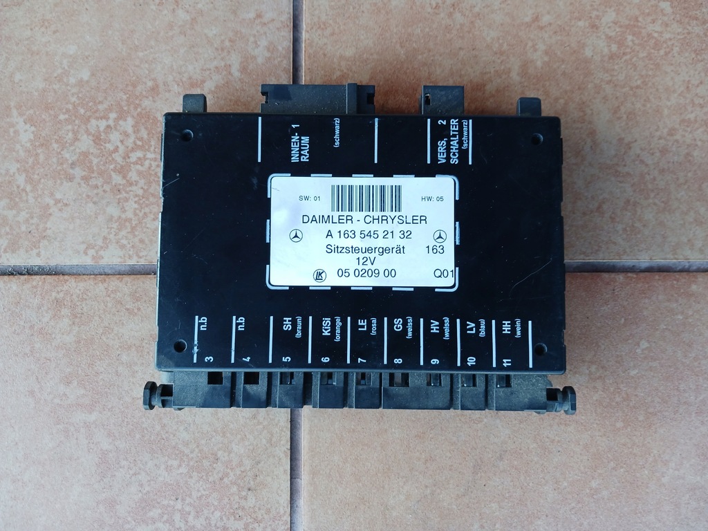 фото №1, Модуль сиденье mercedes ml w163 a1635452132