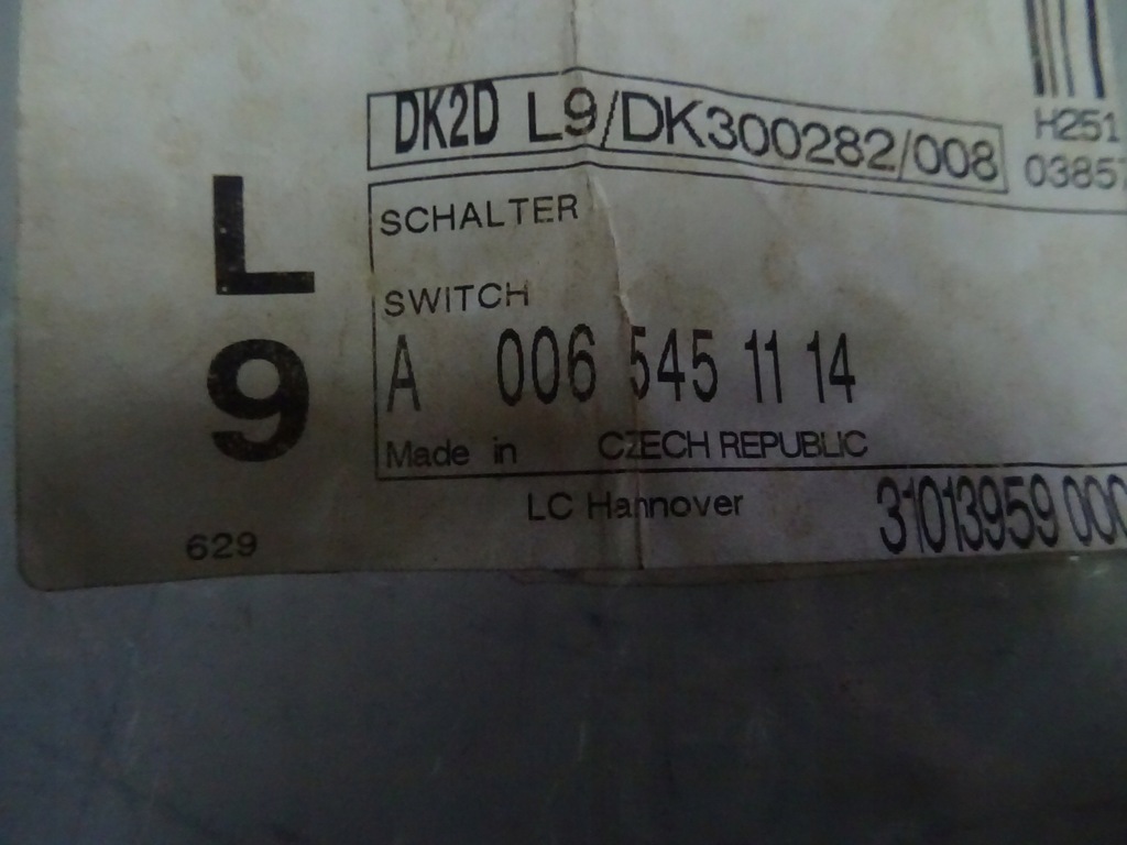 фото №8, Датчик давления воздуха mercedes a0065451114