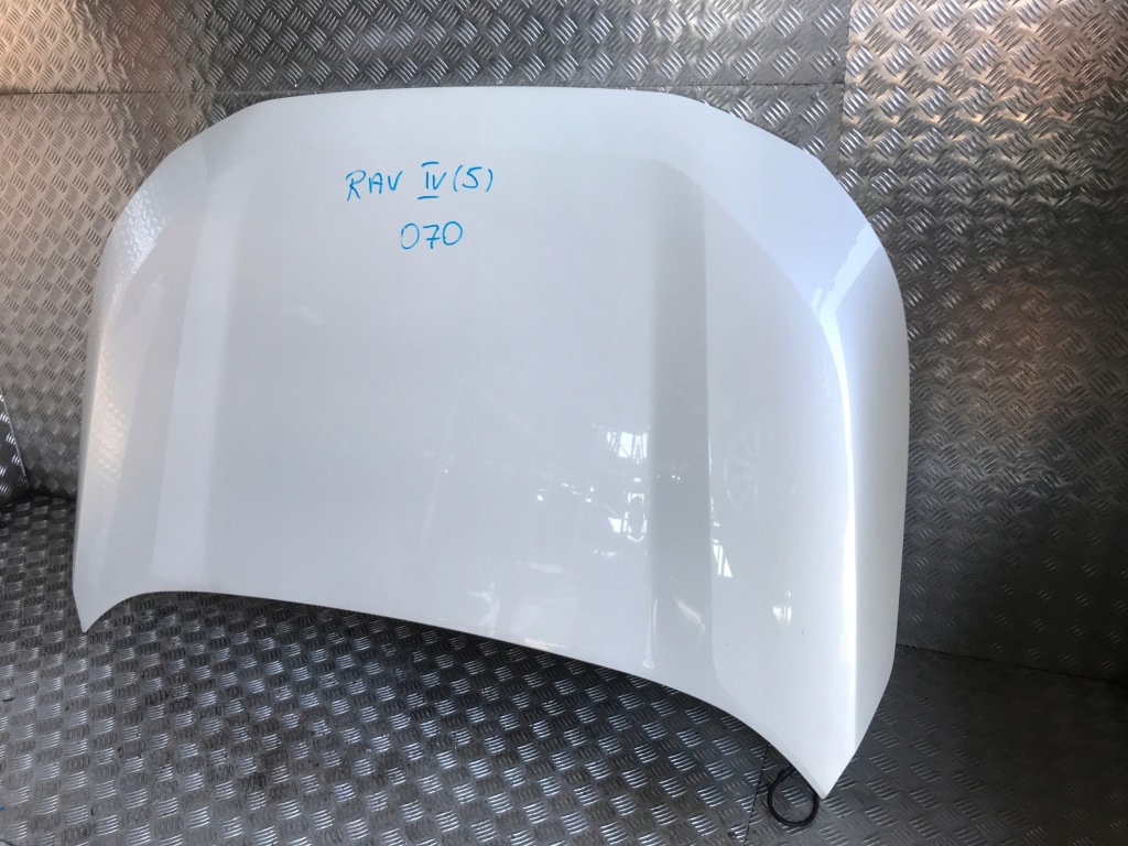 фото №1, Toyota rav 4 rav4 v капот крышка двигателя белый перламутр 070