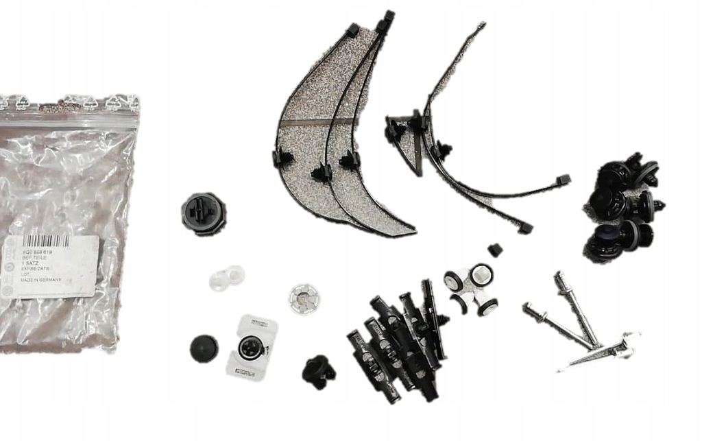 фото №1, Polo набір елементів кріпильних двері 6q0898619