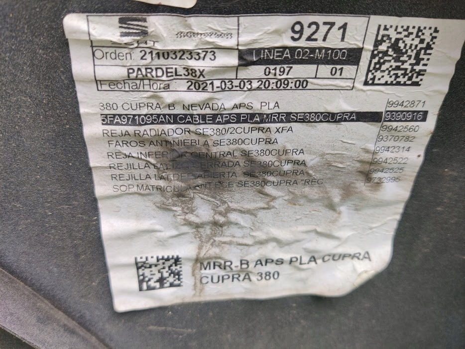 фото №8, Seat leon iv 4 cupra 5fa бампер перед