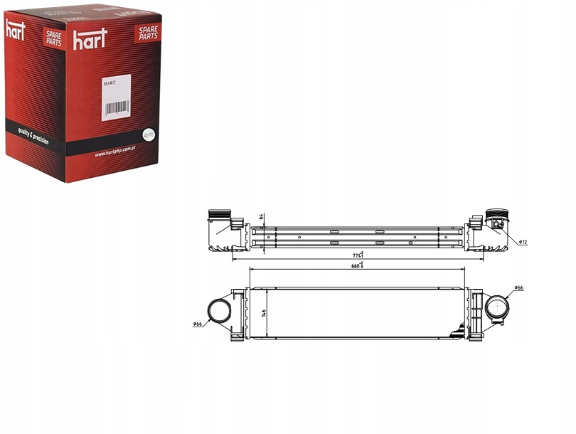фото №1, Інтеркулер радіатор повітря volvo s80 06- hart