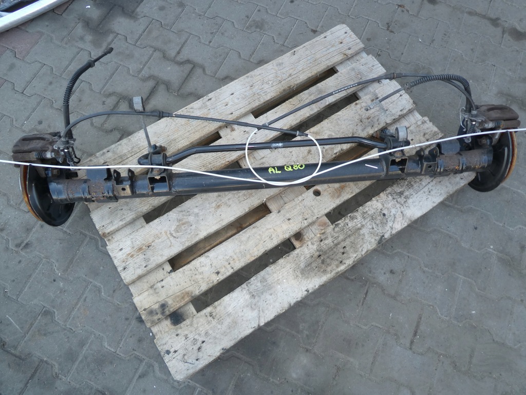 фото №1, Vw caddy iv 4 задняя балка oś 2k3