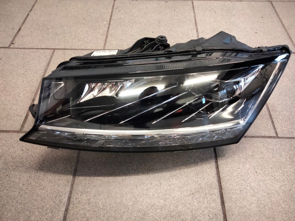 фото №1, Skoda fabia 3 iii lift 17- лампа левая передняя drl full led