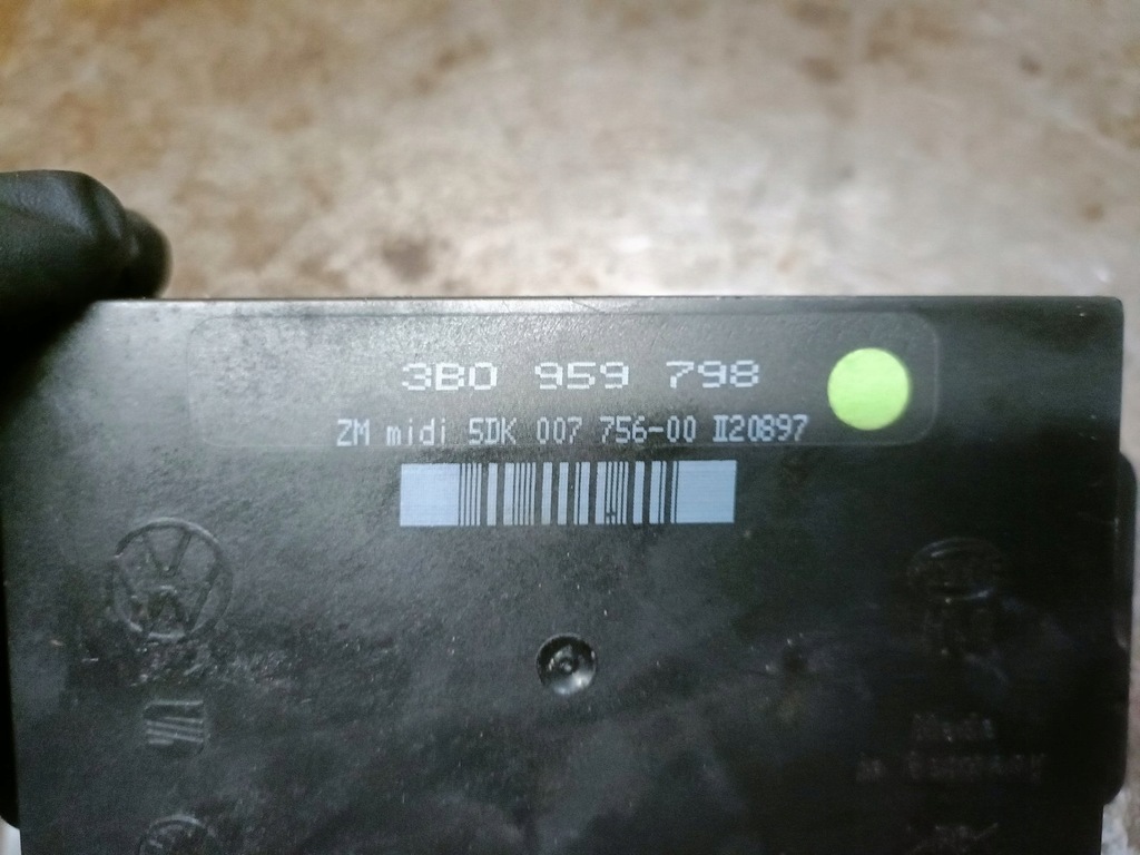 фото №4, Модуль комфорту vw 3b0959798