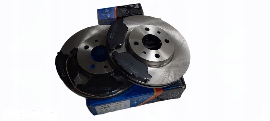 фото №1, Гальмівні диски+ гальмівні колодки перед fiat stilo 1.6 16v 103km