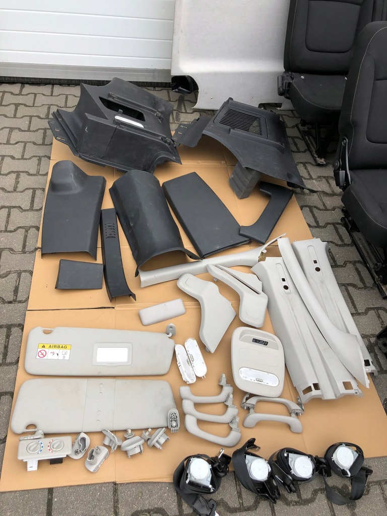 фото №6, Renault trafic iii vivaro сиденья электропроводка салон кондиционер webasto