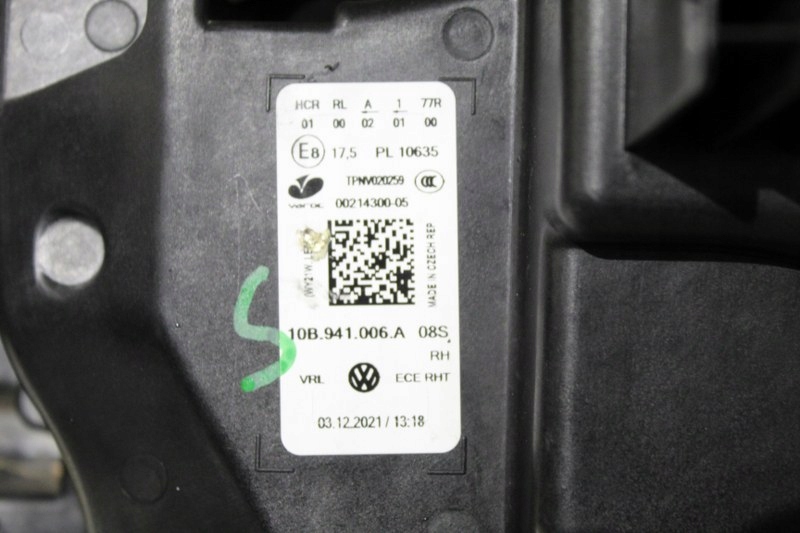 фото №10, Vw id 3 full led правый лампа правая