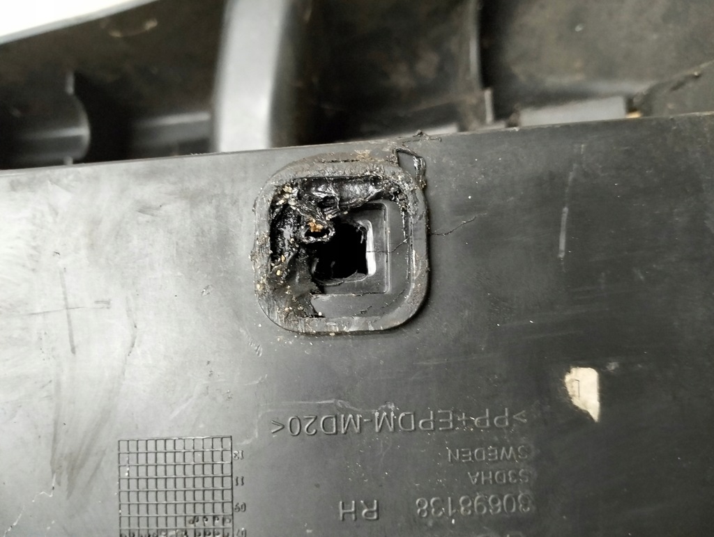 фото №6, Кронштейн бампера правий задня volvo xc90 i lift сріблястий lata 2007-2014