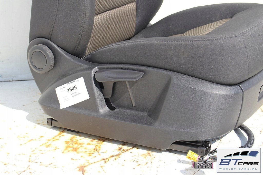 фото №15, Audi q3 сидіння комплект сидінь сидіння сидіння сидіння оббивка 8u велюр pr