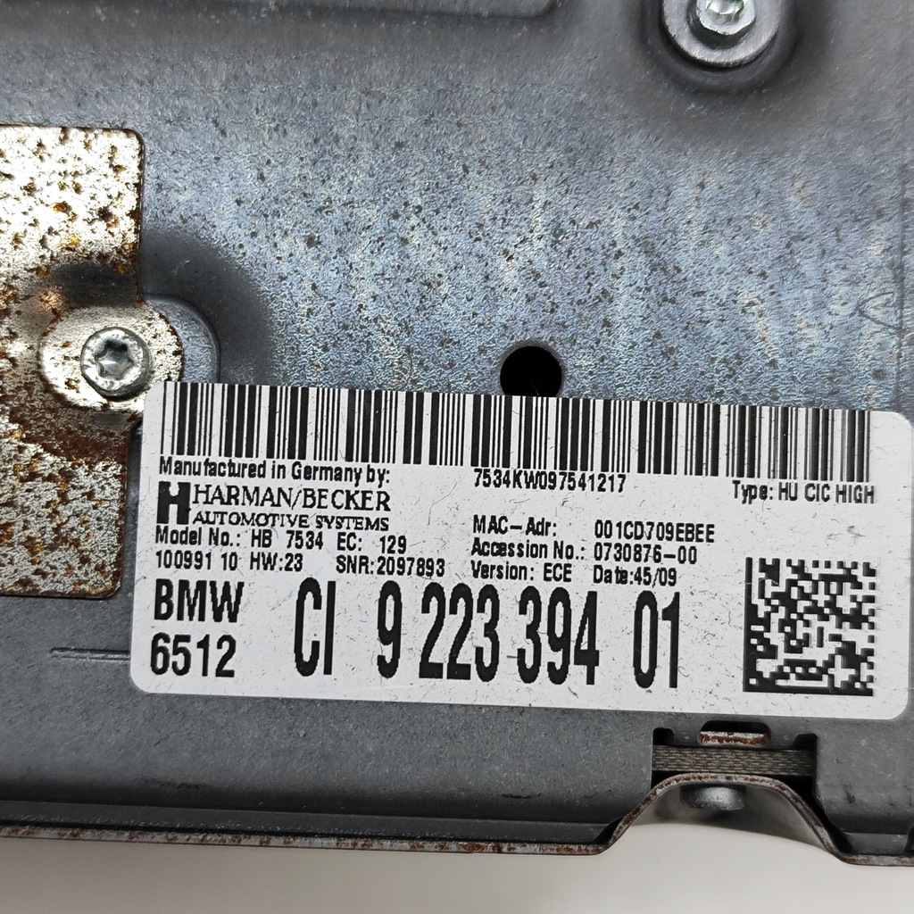 фото №8, Bmw 7 f01 f02 f03 f04 2010 панель / радиопроигрыватель cd/dvd/gps