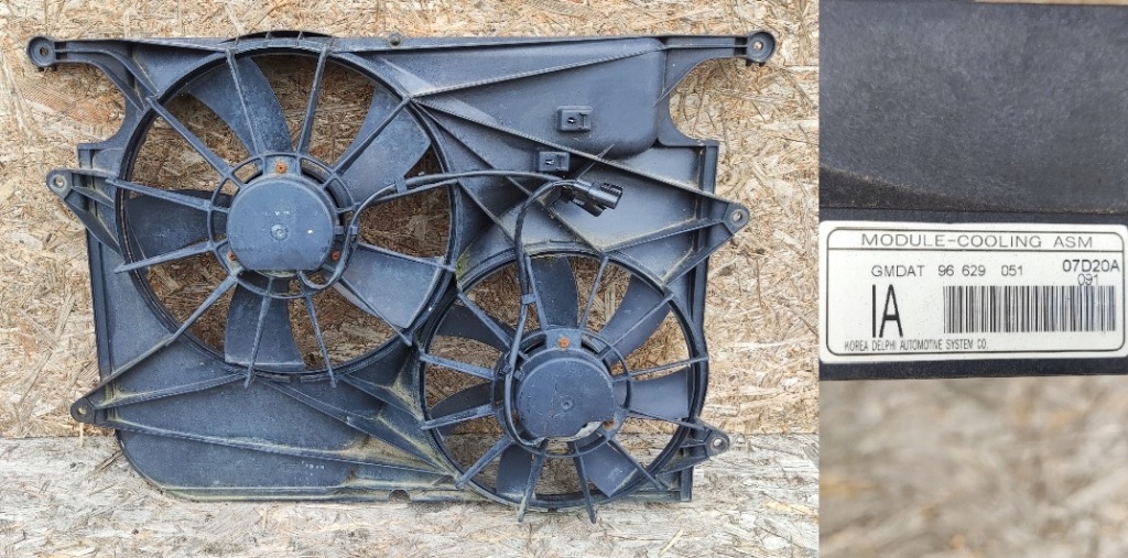 фото №1, Вентилятор радіатора chevrolet captiva 2.0 vcdi