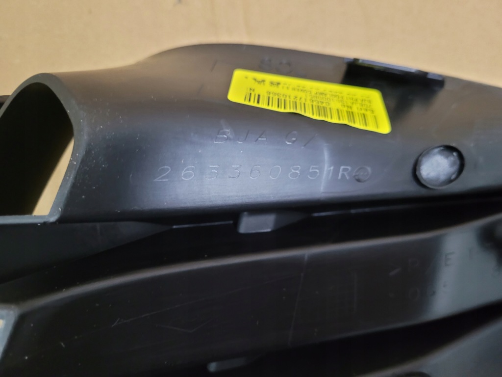 фото №5, Решітка бампера заглушка протитуманної фари права renault clio v 263318180r