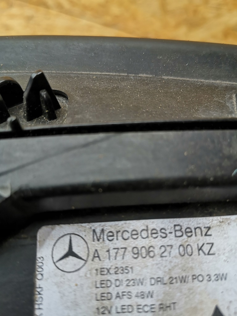 фото №9, Mercedes a klasa w177 лампа левый перед led a1779062700 комплектная