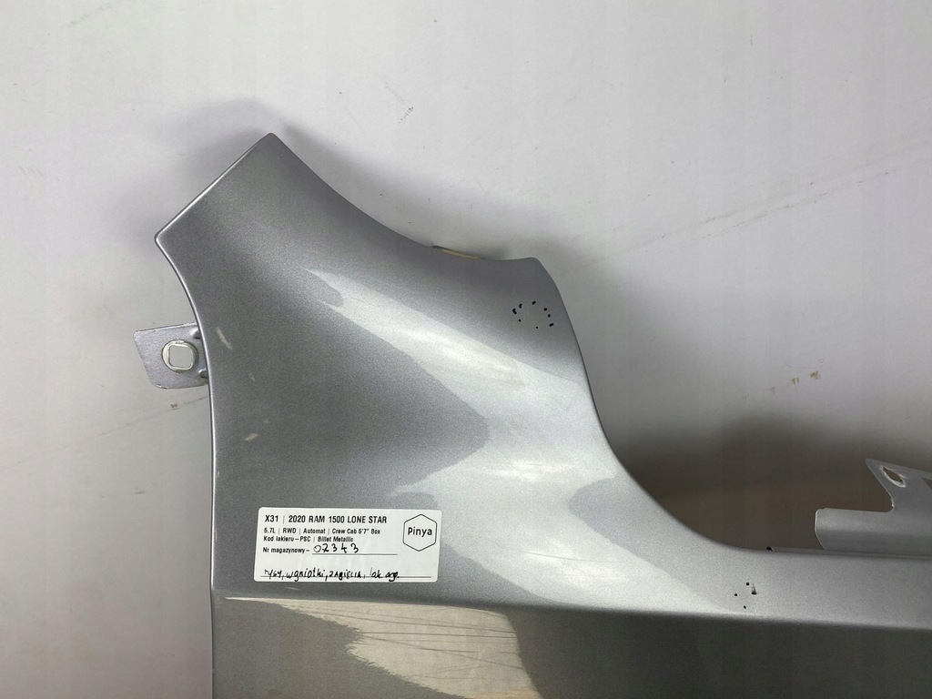 фото №6, Крила правий перед передній dodge ram 1500 2019+ usa