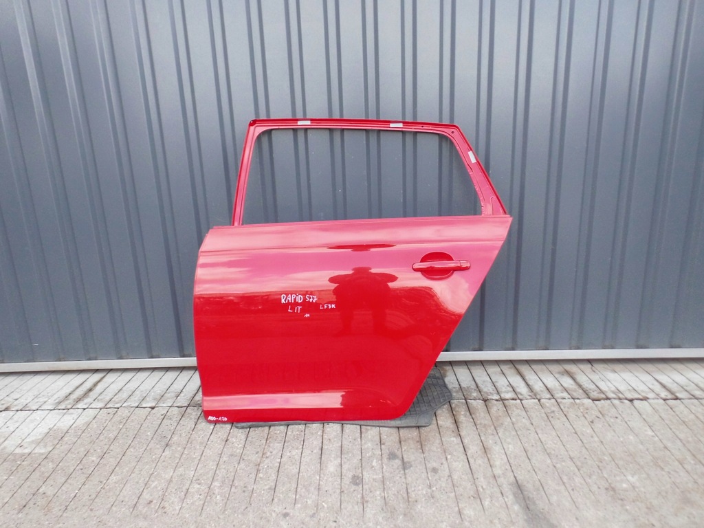фото №1, Дверь skoda rapid 5jj spaceback левая задние lf3k оригинал