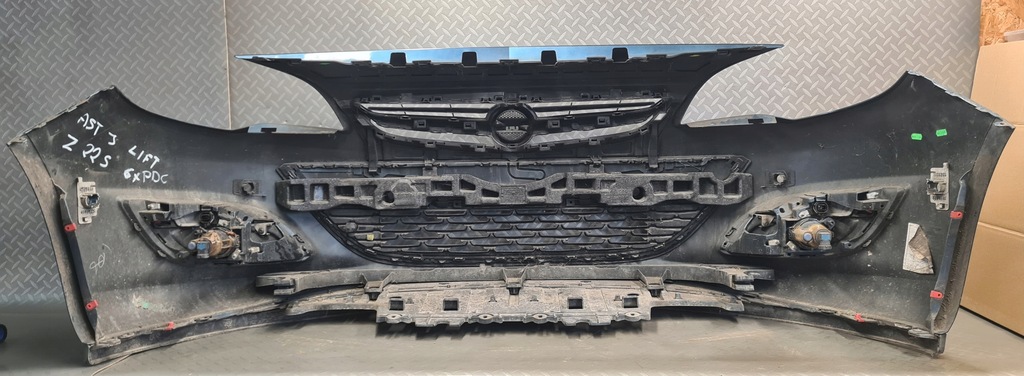фото №11, Бампер передний перед kompletny opel astra iv j z22s lift оригинал 6xpdc