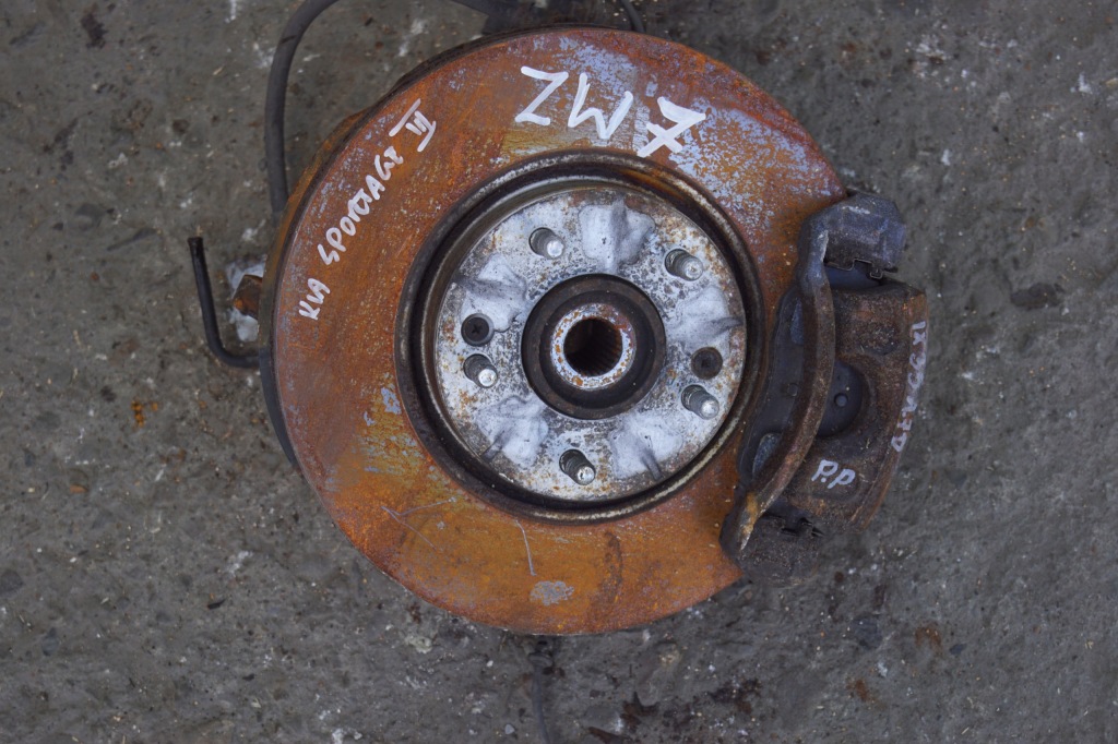 фото №4, Поворотный кулак амортизатор правый перед kia sportage iii