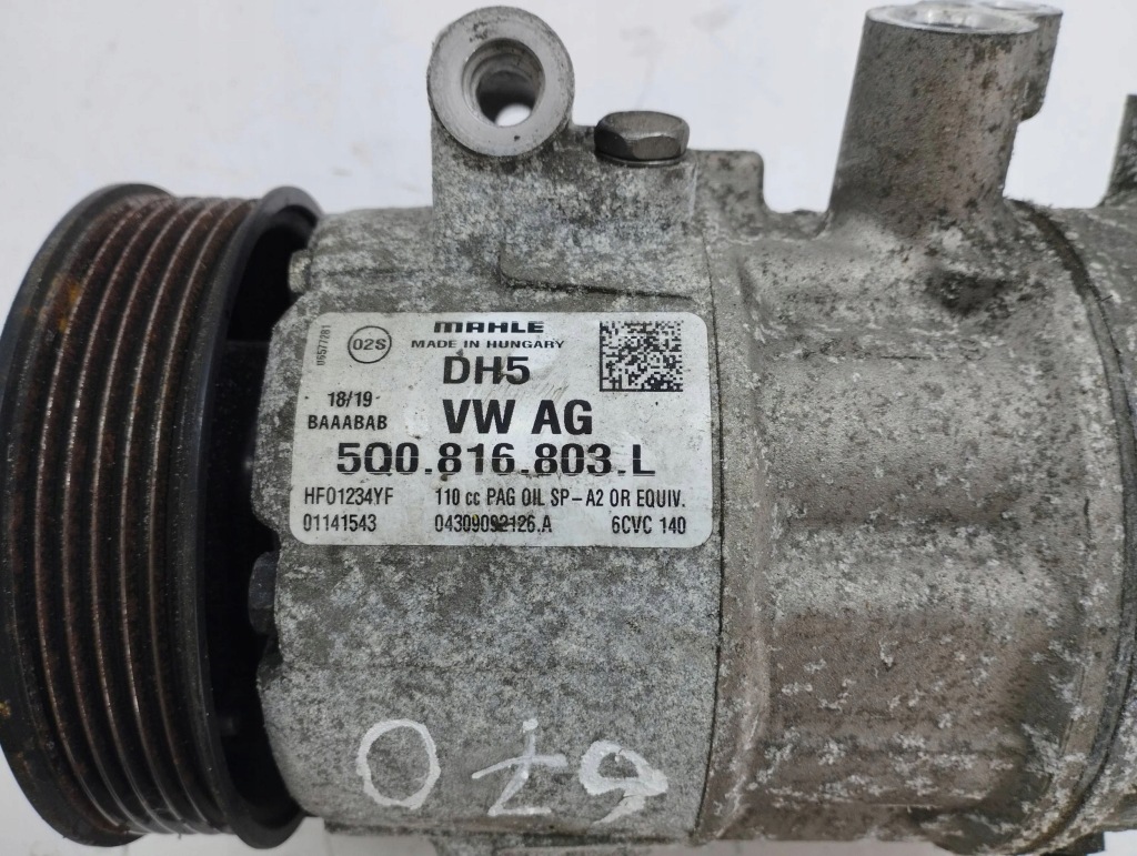 фото №6, Seat ateca 2019 компрессор / компрессор кондиционера a/c