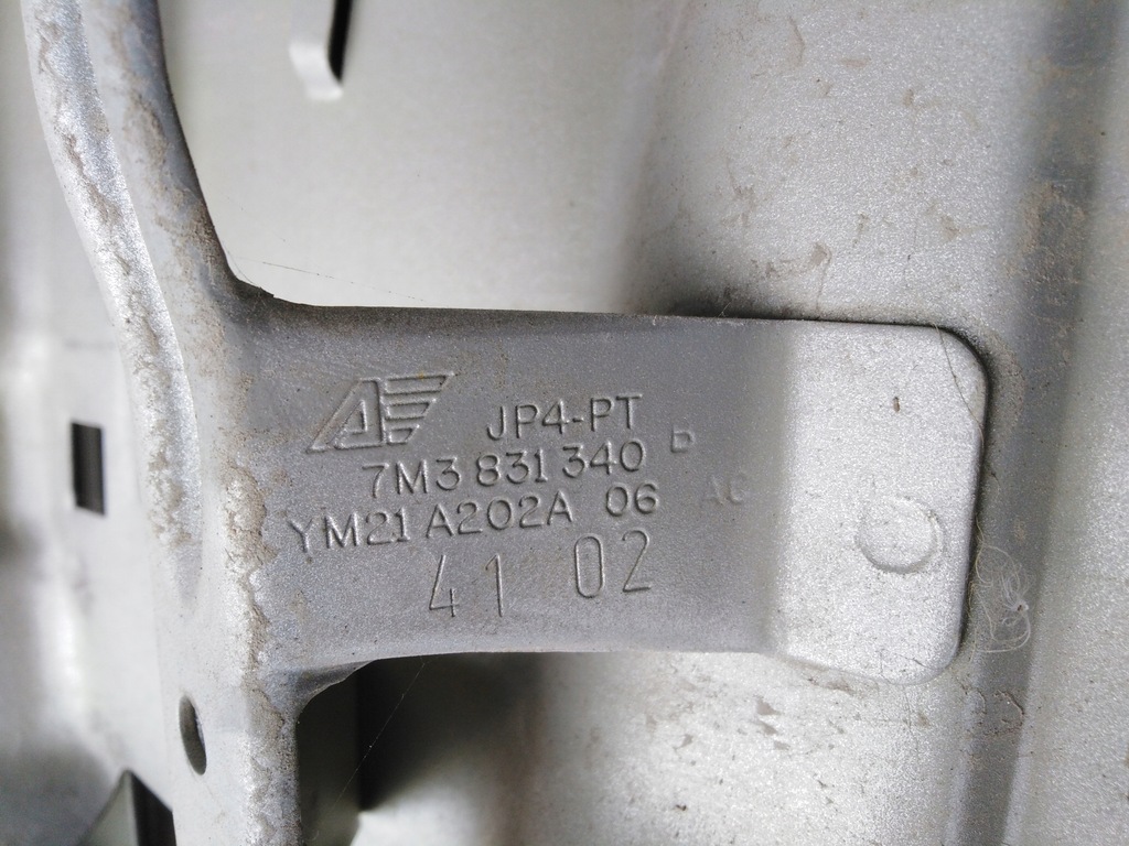 фото №15, Vw sharan galaxy alhambra 02r- дверь правый перед