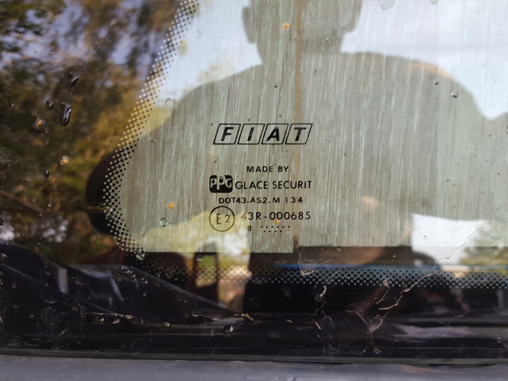 фото №2, Стекло кузовная правая задняя откидная fiat punto 3d