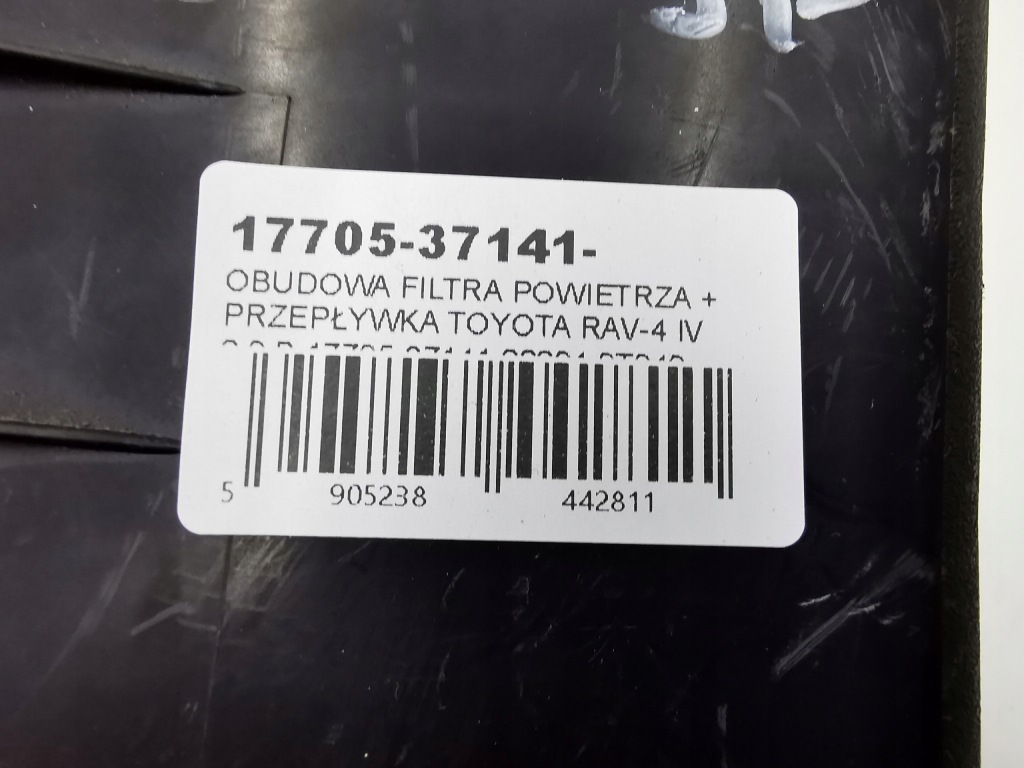 фото №8, Корпус фильтра воздуха + датчик массового расхода воздуха toyota rav-4 iv 2.0 b 17705-37141