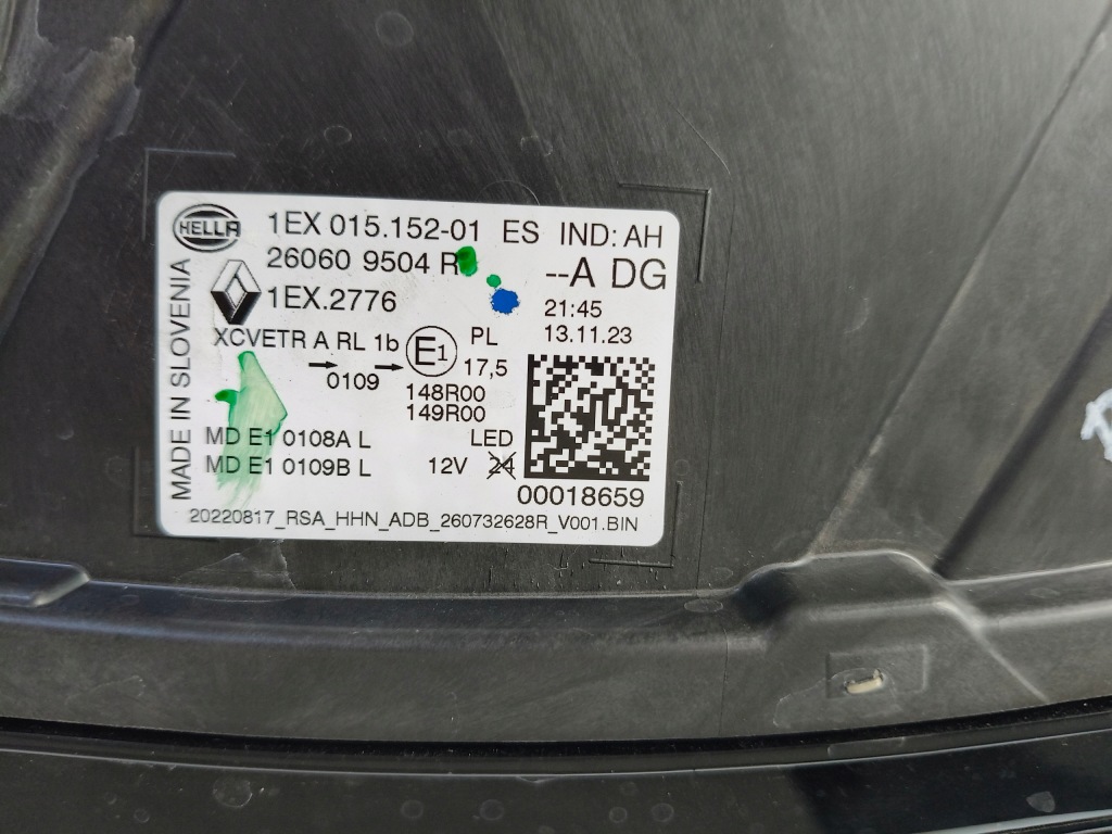 Лампа ліва фара renault austral 23- full led matrix Ціна