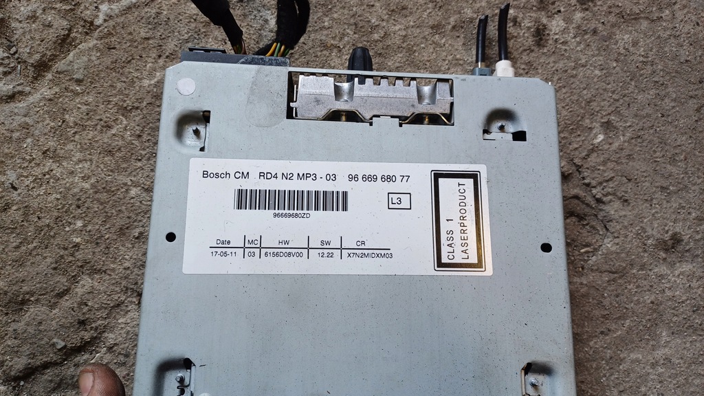 фото №2, Citroen c5 iii радио cd 9666968077