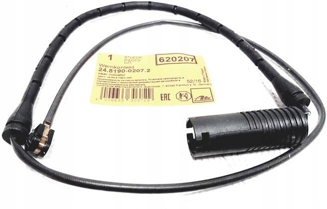 фото №1, Ate 24.8190-0207.2 контакт предупредительный, износ накладок тормозных