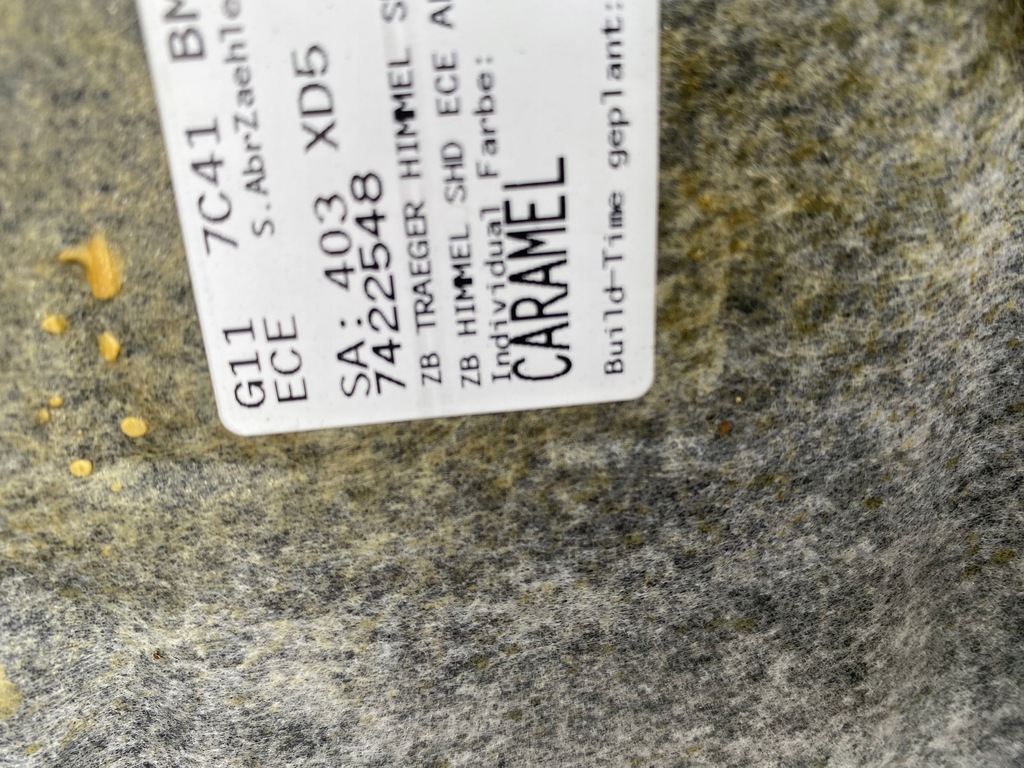 фото №7, Bmw 7 g11 потолок потолок alcantara