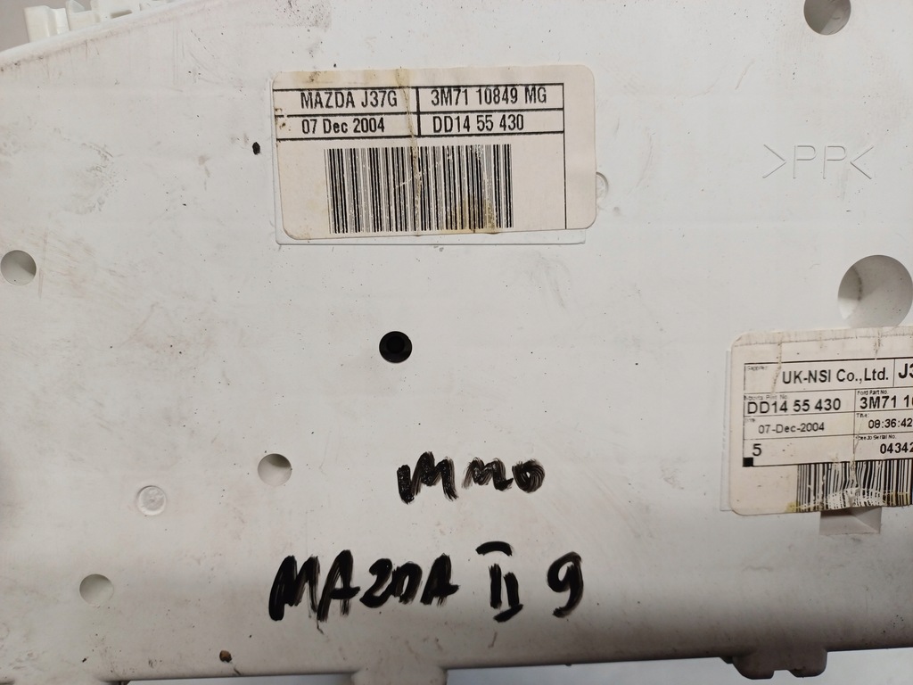 фото №7, Mazda 2 ii dy 02-07 1.6 набор стартовый бортовой компьютер 4s61-12a650-lc