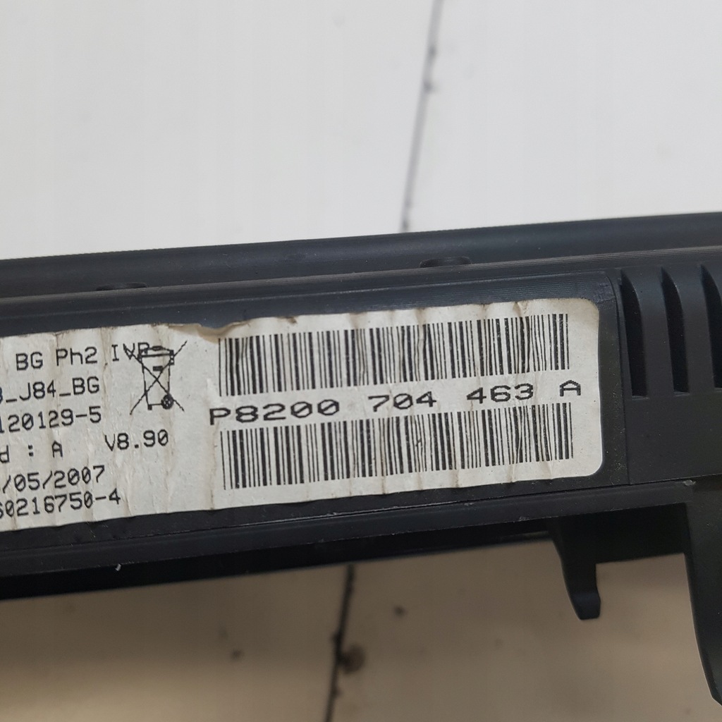 фото №3, Приборы счетчик renault scenic 2 p8200704463a