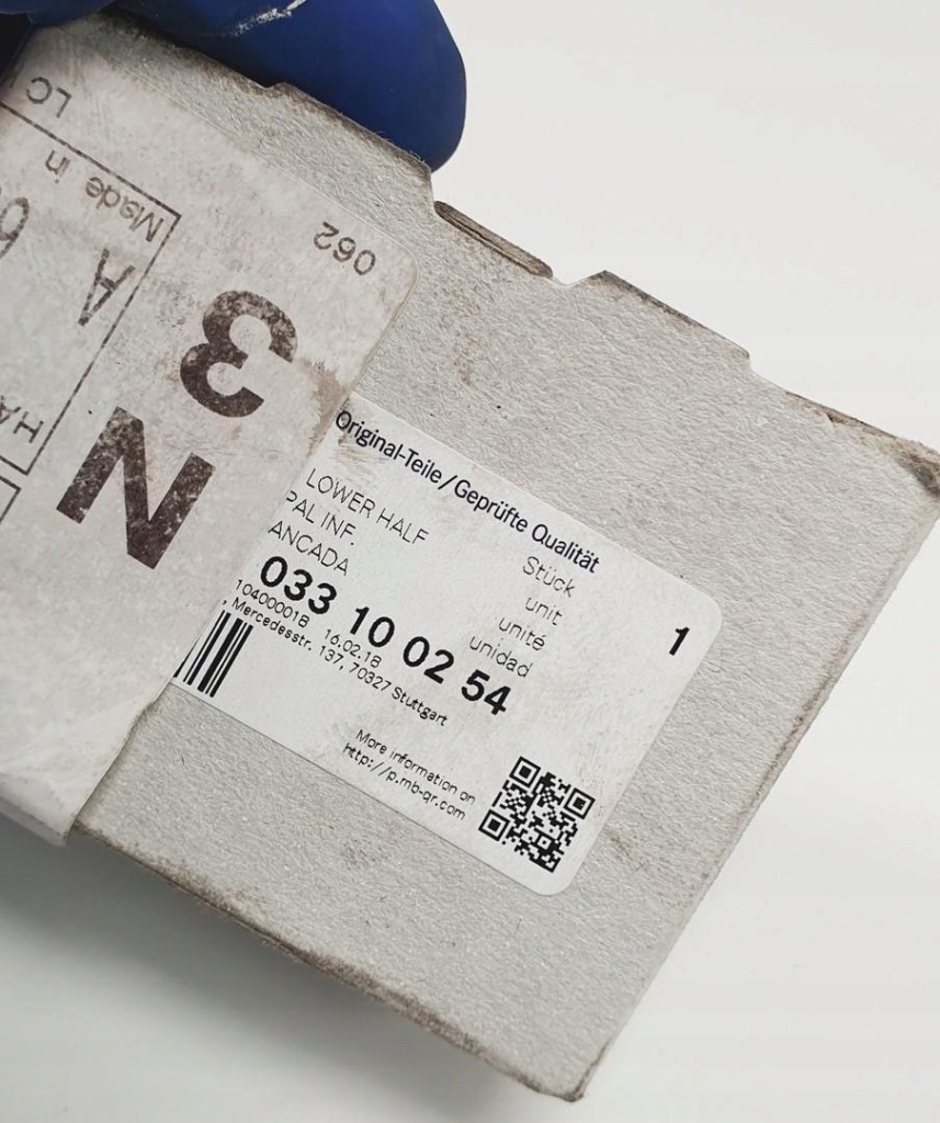 Вкладиш вала колінчастого mercedes a6510331002 Зі Шроту