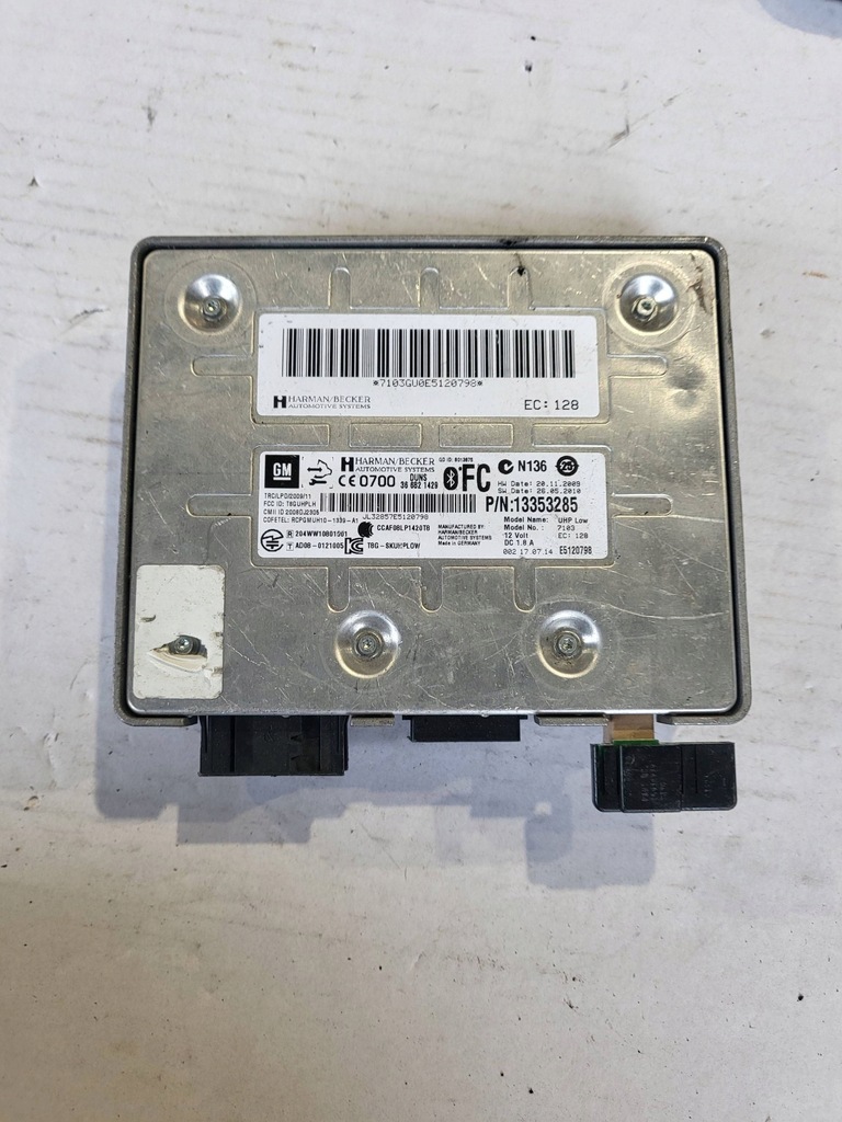 фото №1, Opel zafira c 12-19r - модуль bluetooth 13353285