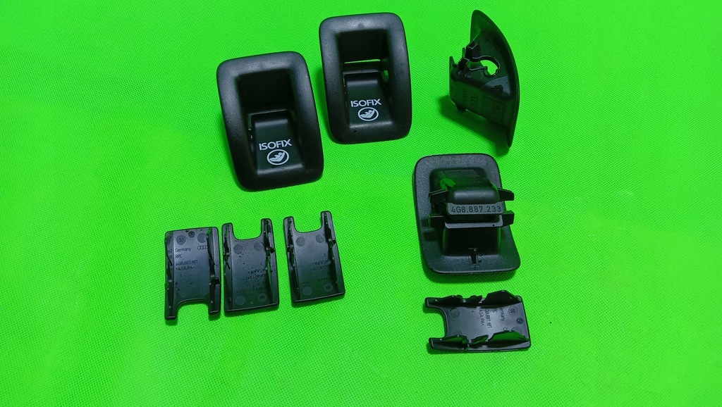 фото №11, Audi a6 c7 защита isofix kpl защёлки поперечина задняя kpl кронштейн oparć задняя 14r