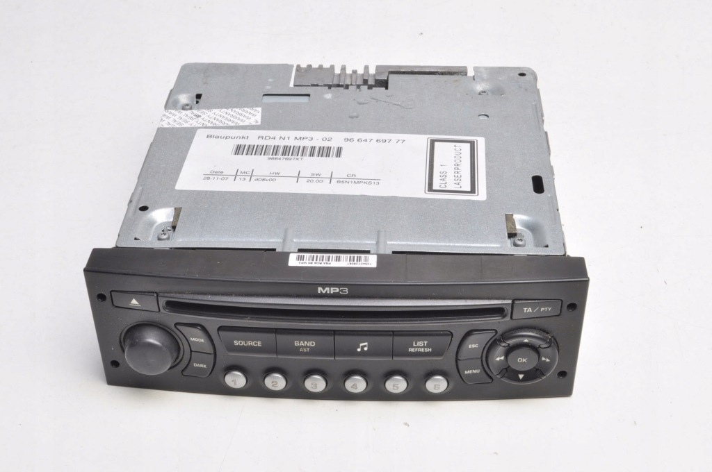 фото №1, Citroen c4 i радио 9664769777