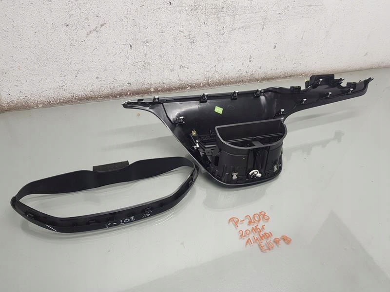 фото №4, Рамка защита радио спидометра решётка обдув peugeot 208 i