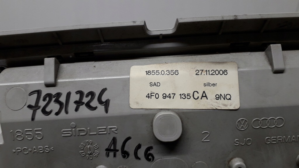 фото №8, Audi a6 c6 лампа освещение кабины 4f0947135ca