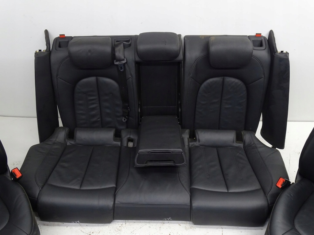 Комплект сидіння заднє сидіння оббивка шкіра a6 c7 4g kombi / avant підігрів ! Зі Шроту