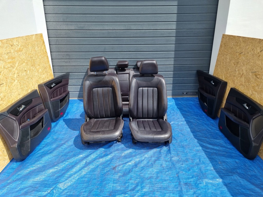 фото №1, Mercedes cls w218 sedan сидіння заднє сидіння fiolet kpl