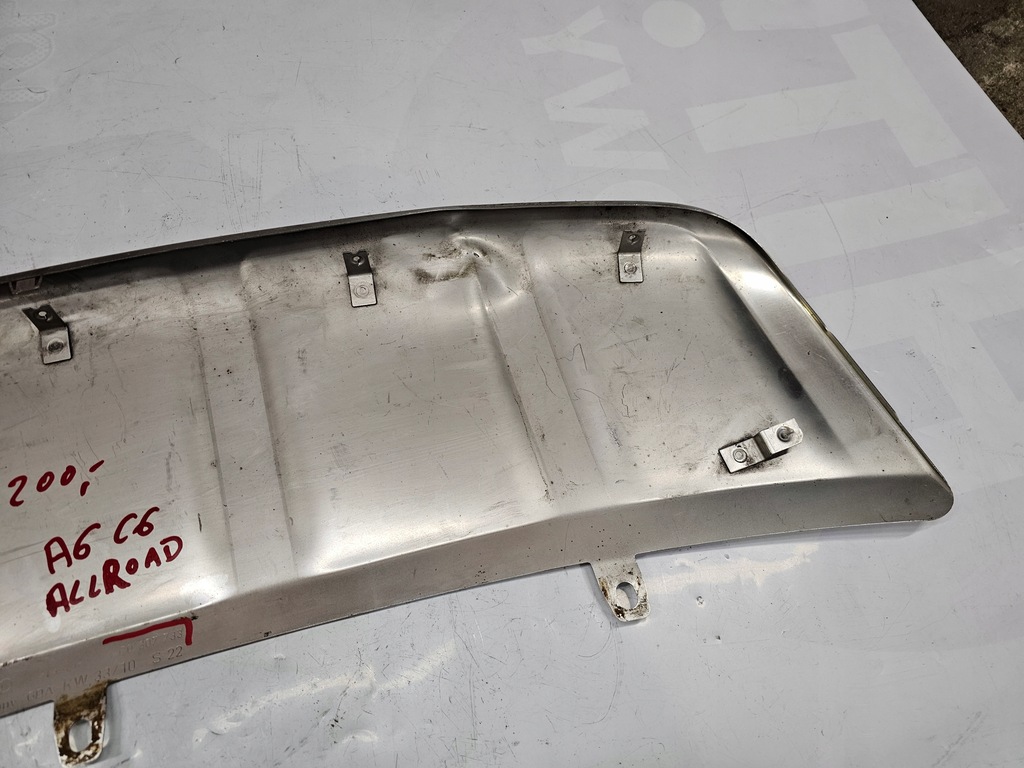 фото №14, Audi a6 c6 allroad дифузор накладка бампера передній перед 4f0807733