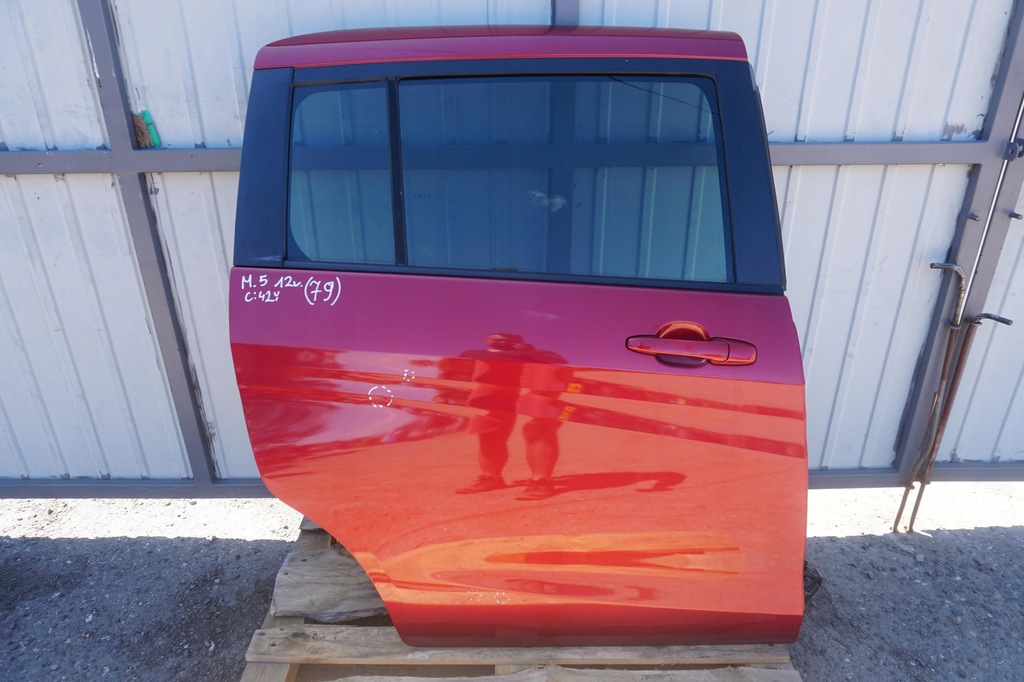 фото №1, Mazda 5 cw ii дверь правое задние бордовые 2012rok 42y стекло