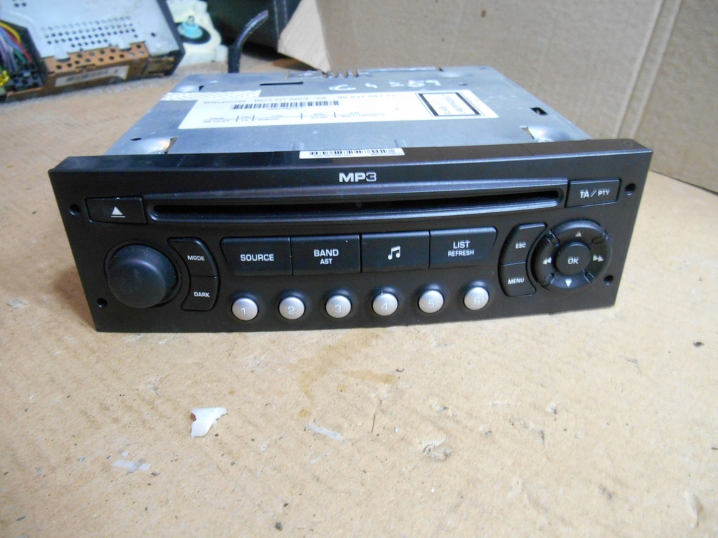 фото №1, Радио cd citroen c4 i