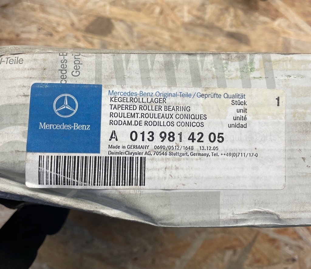 фото №4, Подшипник ступица mercedes actros atego axor задняя a0139814205 b-b